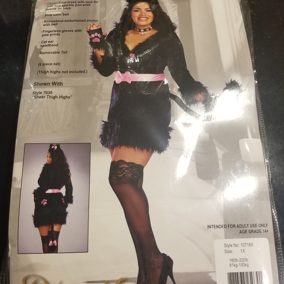 NWT/Sealed bag,  Cute and Flirty Cat Costume - Picture 4 of 10